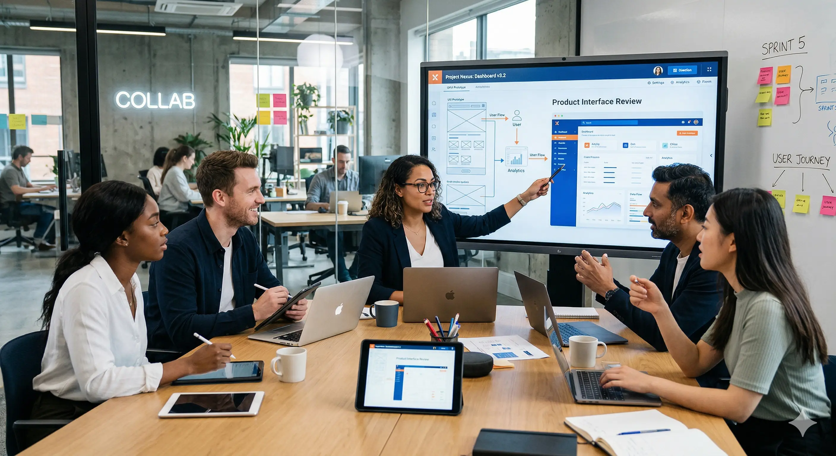 Business software design showcase